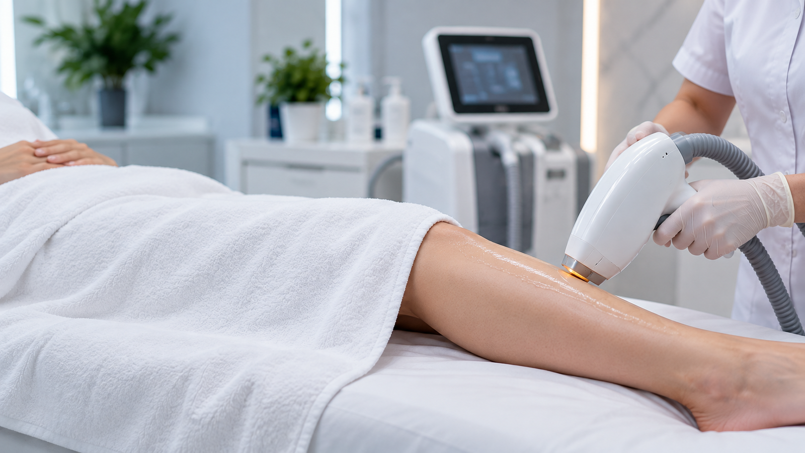 Laser hair reduction treatment at Zaaya