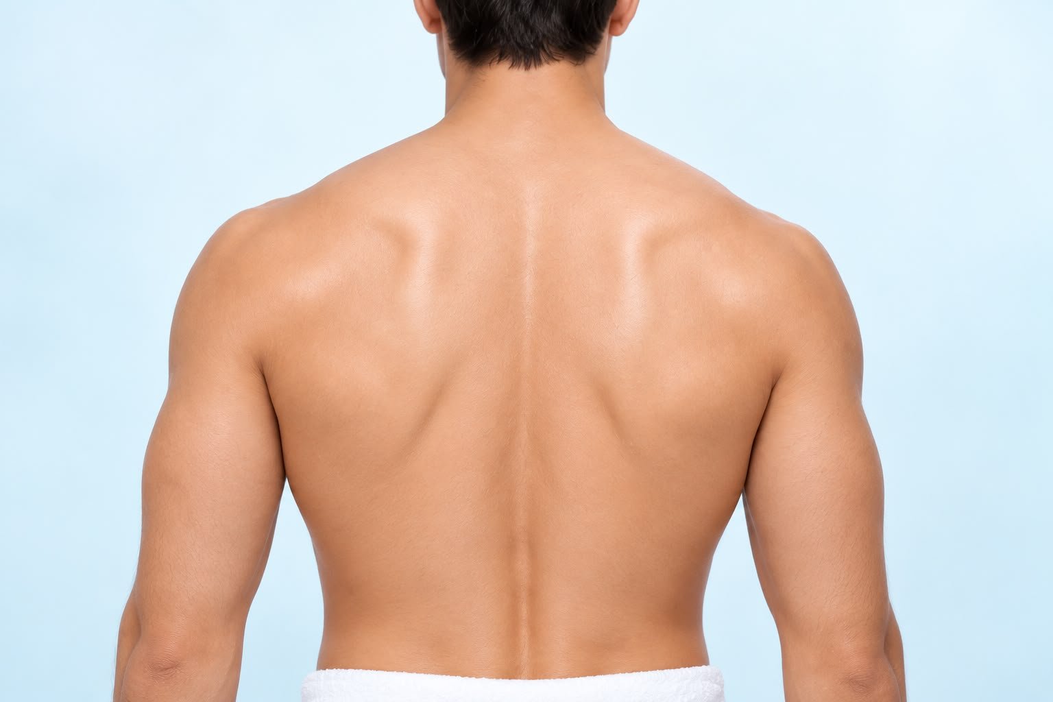 Laser hair reduction for back